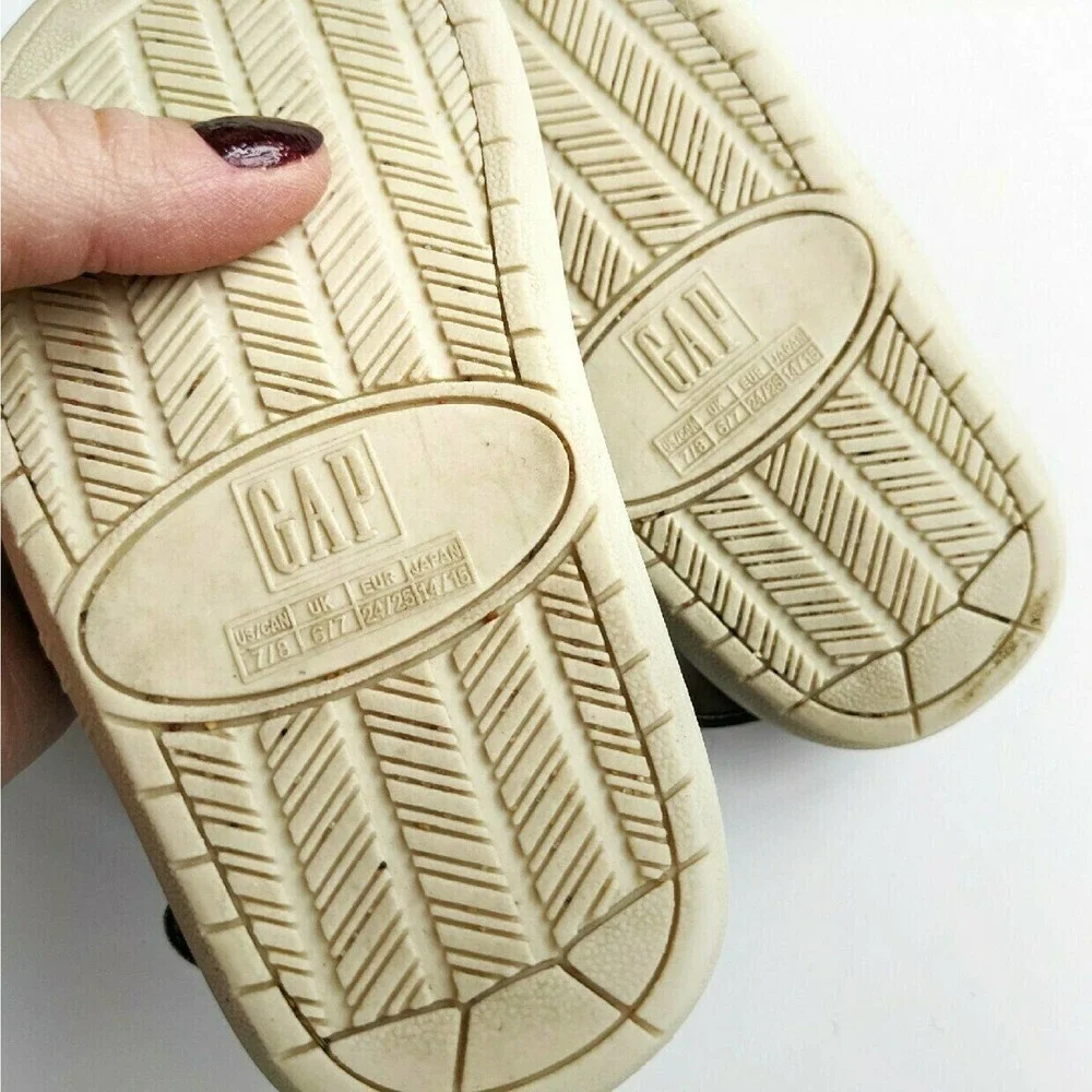 Gap Leather Sandals Toddler 7 Brown